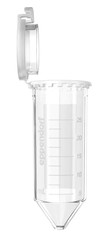 艾本德Eppendorf Conical Tubes 25 mL 帶鎖扣蓋 SnapTec?, 25 mL, 啟動套裝，4  個單離心管架，6  個轉(zhuǎn)子適配器，轉(zhuǎn)子孔可容納 50  mL 錐形管, P